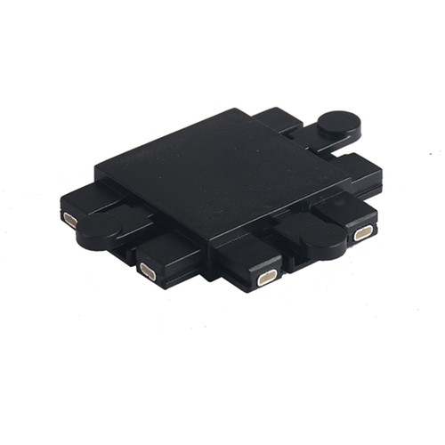 Connecteur en T pour système de rail magnétique, 48V - Noir, 68x24x9.5 mm, intérieur