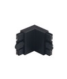 Connecteur magnétique en L, noir - 30x30x24 mm, IP22 intérieur, 3 ans de garantie