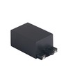 Boîtier de connexion pour rail magnétique, noir - Pour rail en saillie 24x6mm