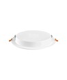 Dalle LED encastrable carrée 24W - 1830lm, 4000K, 29,5 x 29,5 cm, bord blanc, IP20 intérieur
