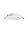 Dalle LED encastrable 6W - 4000K, 120°, Trou: Ø9,5-10 cm, Dim: 11,8 x 11,8 cm