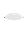 Panneau LED encastrable sans cadre 18W - 2100lm, 4000K, 22,2 x 22,2 cm, driver intégré, bord blanc