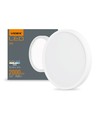 Plafonnier LED 20W Ø26,4cm - 2000lm, 4000K, bord blanc, 170 degrés, IP20 intérieur