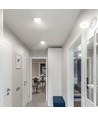 Panneau LED en saillie 18W - 1400lm, 4000K, blanc, 19,2 x 19,2 cm, IP20 intérieur