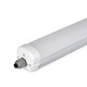 Réglette LED complète 150cm 48W étanche, câblage traversant - 5760lm, 120lm/W, IP65