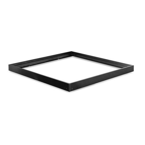 Cadre 60x60 pour panneau LED, noir - Saillie, aluminium, 600x600x50 mm