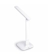 Lampe de bureau LED 7W dimmable - CCT réglable, 5 niveaux de luminosité, blanc, flicker free, adaptateur inclus