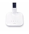Lampe de bureau LED 7W dimmable - CCT réglable, 5 niveaux de luminosité, blanc, flicker free, adaptateur inclus