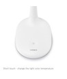Lampe de bureau LED 5,5W dimmable - Contrôle tactile, 4000K, flicker free, blanc