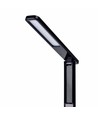 Lampe de bureau LED 5W dimmable - Noir, CCT 3 étapes, écran avec horloge/temp, contrôle tactile