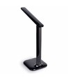 Lampe de bureau LED 5W dimmable - Noir, CCT 3 étapes, écran avec horloge/temp, contrôle tactile