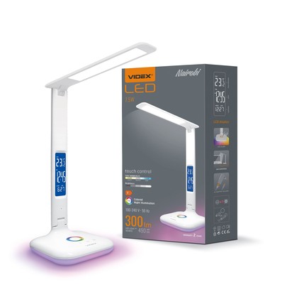 Lampe de table Nairobi - LED, dimmable, blanc, 230V, 490lm, 7,5W