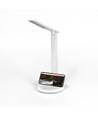 Lampe de bureau LED rechargeable 5W - Touch dimmable, CCT, batterie 2600mAh, blanc, incl. câble USB