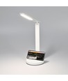 Lampe de bureau LED rechargeable 5W - Touch dimmable, CCT, batterie 2600mAh, blanc, incl. câble USB