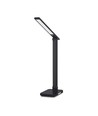 Lampe de bureau LED 18W avec charge sans fil - 700lm, dimmable 5 niveaux, CCT réglable, noir, flicker free