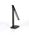 Lampe de bureau LED 18W avec charge sans fil - 700lm, dimmable 5 niveaux, CCT réglable, noir, flicker free
