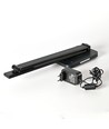 Lampe de bureau LED 18W avec charge sans fil - 700lm, dimmable 5 niveaux, CCT réglable, noir, flicker free
