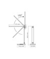 Lampe de bureau LED 18W avec charge sans fil - 700lm, dimmable 5 niveaux, CCT réglable, noir, flicker free
