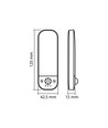 Lampe LED rechargeable - Capteur de mouvement PIR, CCT, USB-C