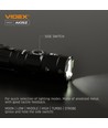 Lampe de poche LED - portable, 5000K, luminosité 1200lm, consommation 10W