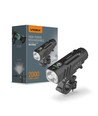 20W lampe de vélo LED - 5000K, noir