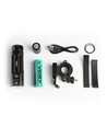 20W lampe de vélo LED - 5000K, noir