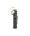 Lampe de poche LED, rechargeable - Magnétique, 1000lm, USB-C, Rotative, Lumière blanche+rouge