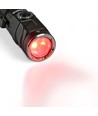 Lampe de poche LED, rechargeable - Magnétique, 1000lm, USB-C, Rotative, Lumière blanche+rouge