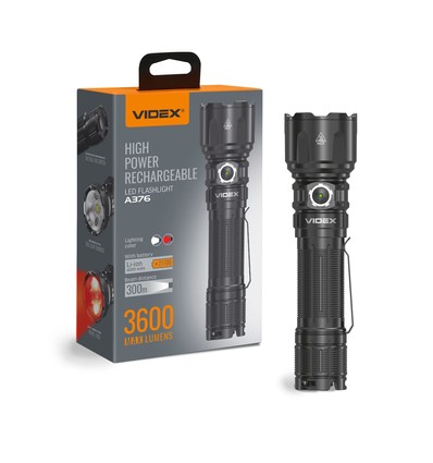 KRAFTIG Lampe de poche LED - 3600lm, 5000K, rechargeable, IP68, 20W