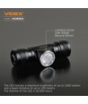 10W Lampe frontale LED rechargeable - 5000K, USB-C, 1200lm