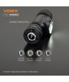 10W Lampe frontale LED rechargeable - 5000K, USB-C, 1200lm