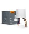 Interrupteur crépusculaire 25A - IP44, 5750W, blanc, capteur de lumière marche/arrêt automatique