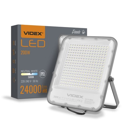 Projecteur LED 200W - 150lm/W, 30.000lm, IP65, 5000K, boîtier gris