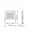 Projecteur LED 50W - 130lm/W, IP65, 5000K, 90 degrés, extérieur