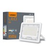 Projecteur LED 50W - 4500lm, IP65, extérieur, blanc/gris