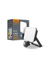 Projecteur LED 30W avec détecteur - 5000K, IP65, noir, détecteur de mouvement PIR, extérieur