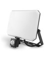 Projecteur LED 50W avec détecteur - 4750lm, IP65, 5000K, noir, extérieur, lampe de chantier