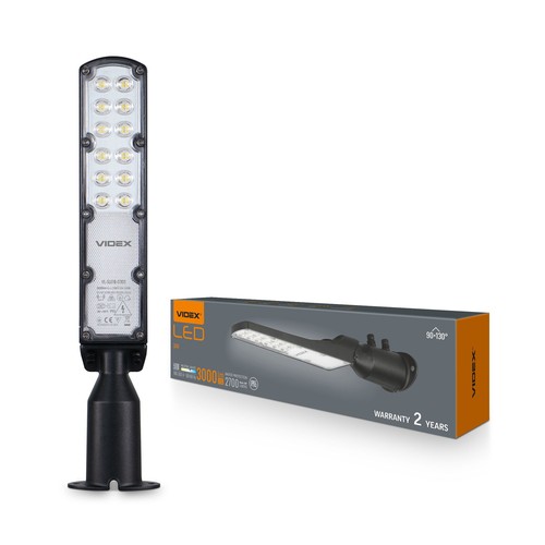 30W lampe de rue LED - Ø60mm, IP65, 5000K