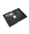 Projecteur LED Solara 30W avec panneau solaire - 3740lm, IP65, 5000K, batterie 96Wh, aluminium, extérieur