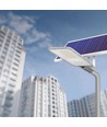 Lampadaire solaire LED - 2500 lumens, avec télécommande, solaire, IP65