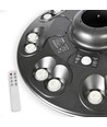 Lampe de parc LED Solara 12W avec détecteur - 1400lm, IP54, 360 degrés, 3.2V, CCT, finition noire