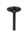 Lampe de parc LED Solara 12W avec détecteur - 1400lm, IP54, 360 degrés, 3.2V, CCT, finition noire