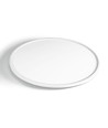 Plafonnier LED 44W avec rétroéclairage, CCT - 109lm/W, IP54, Ø50cm, bord blanc, 3 couleurs de lumière