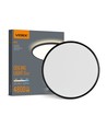 Plafonnier LED 44W avec backlight - Ø50cm, IP54, noir, 3-CCT, 109lm/W, source lumineuse incluse