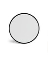 Plafonnier LED 44W avec backlight - Ø50cm, IP54, noir, 3-CCT, 109lm/W, source lumineuse incluse