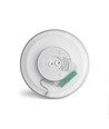Plafonnier LED 22W Ø29,3cm avec rétroéclairage - 2400lm, IP54, CCT réglable, bord blanc, source lumineuse incluse