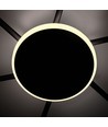 Plafonnier 6x GX53 avec backlight, 9W - Noir, 2700K, 830lm, IP20, sans source lumineuse pour douille GX53
