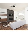 Spot de plafond 3x GX53 avec backlight, noir - 20x8,5cm, IP20, incl. 9W backlight, sans source lumineuse