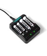 Chargeur de piles universel - Pour piles AA ou AAA