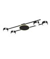 Spot de plafond 4x30W GX53 - 230V, 830lm, éclairage de fond 9W